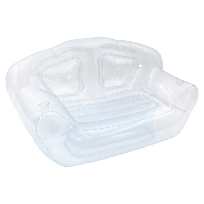 Gedeonson Inflatable Sofa Inflatable Double Person Sofa, White