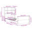 Bed Frame Without Mattress White Single Solid Wood Pine-475260670