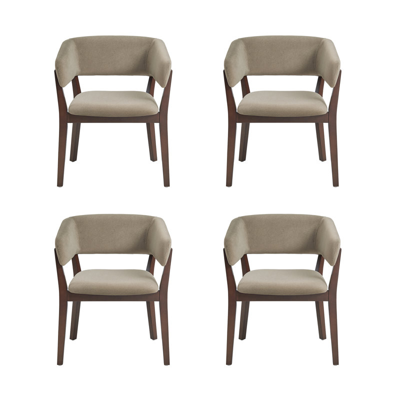 Fauteuil de salle à manger rembourré Blake, Lin lin