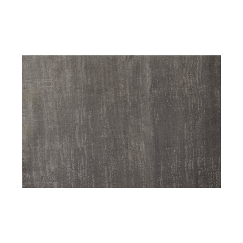 Silk Area Rug in Dark Gray