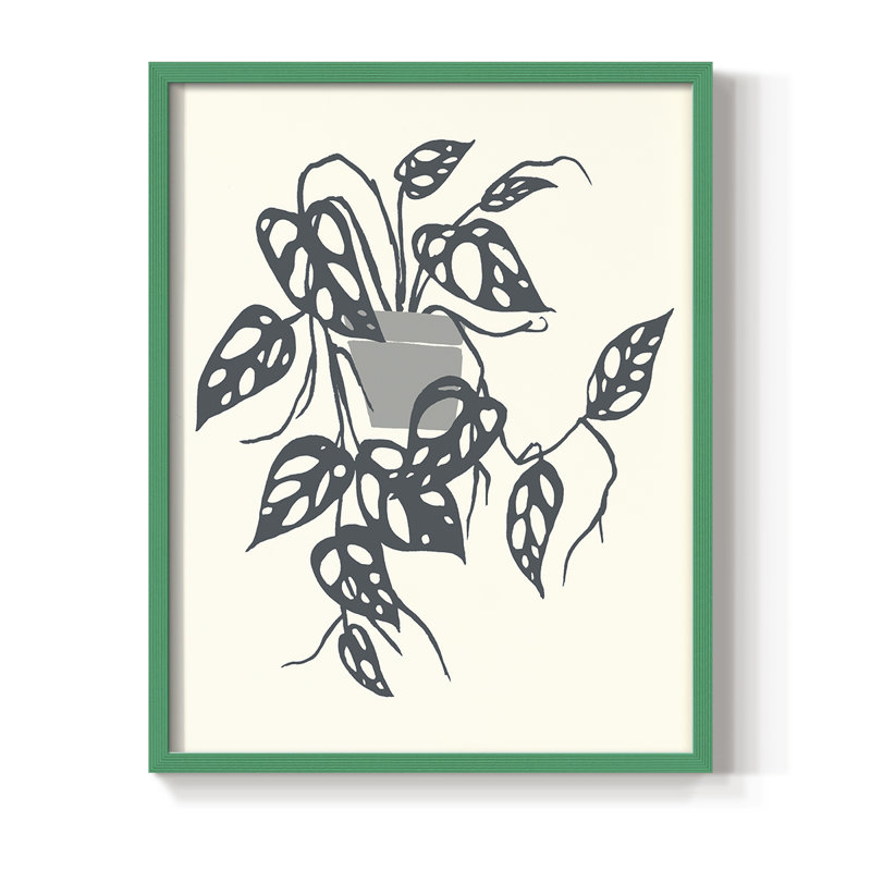 «Growing Leaves VI», H 30 po x l 24 po, Vert