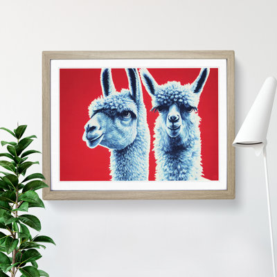 Ingenious Llamas - Single Picture Frame Print
