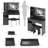 Modern Minimalist Vanity table-40444831
