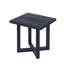Table d'appoint ELLA SQUARE, noir