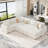 Cream Chenille Sofa
