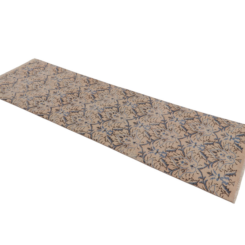Kilim & Flat Weave One-of-a-Kind 3'1X9'6 Hand Knotted Area Rug