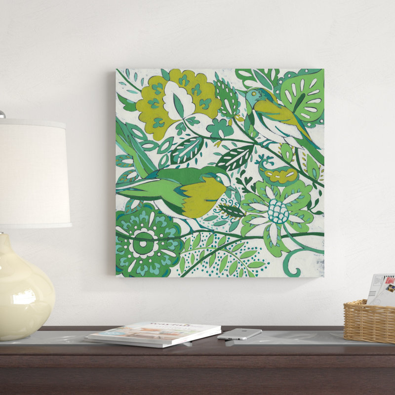 " Lovebirds I ", 20" H x 20" W x 1.25" D