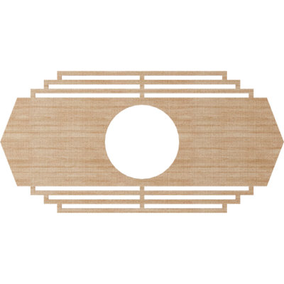 Médaillon de plafond en bois Chrysler