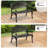 Arnessa Aluminum Outdoor Bench-1608605011