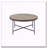 Weathered Grey Oak And Black Coffee Table