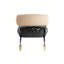 Banc rembourré en cuir de vache-100224041