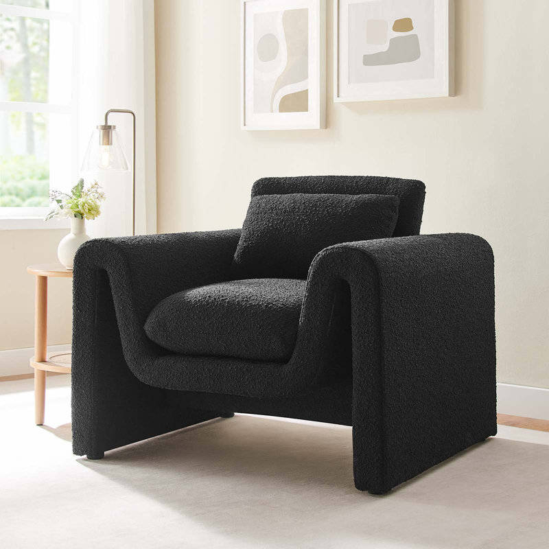 Modway Waverly Armchair, Black