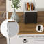 Buffet, buffet avec 2 tiroirs, 2 armoires de rangement, 4 portes de style grange