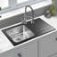 Belfry Kitchen Dore 500mm W Single Bowl Stainless Steel Drop-In Kitchen Sink with 1 Faucet Hole-1777772059