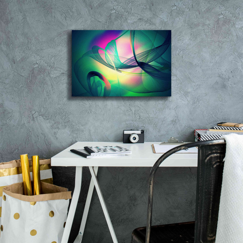 «Color In The Lines 30» par Irena Orlov, estampe numérique sur toile, 60 po x 40 po, H 12 po x l 18 po x P 0,75 po