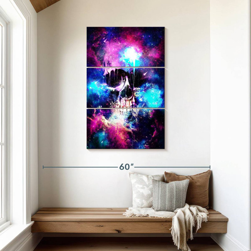 Crâne de l'espace Kerner I, H 45 po x l 28 po