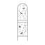Ensemble de 2 treillis de jardin en métal 71 po x 19,7 po antirouille pour plantes grimpantes déco libellule