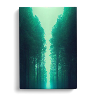 The Forest Tunnel - Wrapped Canvas