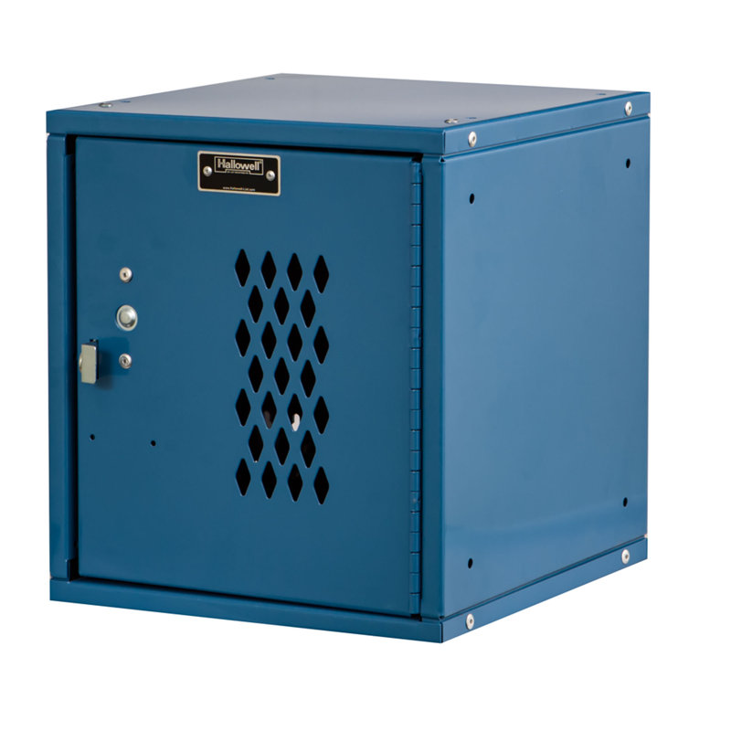 Casier large 1 niveau 1 Cubix, Bleu marine
