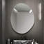 Miroir mural asymétrique pour salle de bain