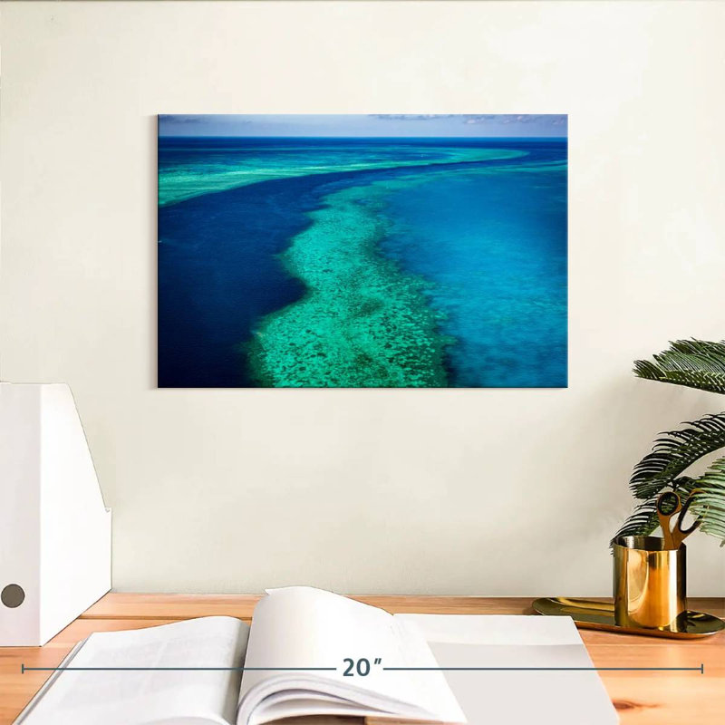 Gillard Great Barrier Reef Seascape, H 8 po x l 12 po