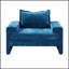 Fauteuil en chenille avec accoudoirs larges, coussin épais et dossier ergonomique pour un confort et un style ultimes-1999396005