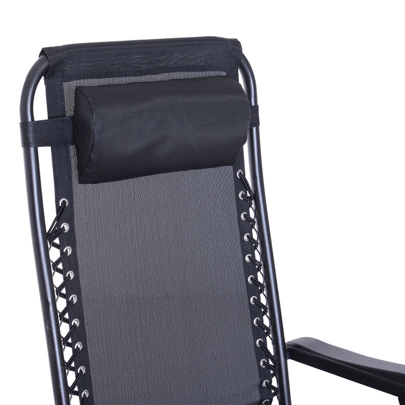 Outdoor Rocking Chairs, Black
