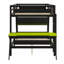 Lit superposé double pour bureau avec ports USB et rangement perforé-1858579418-1858579421