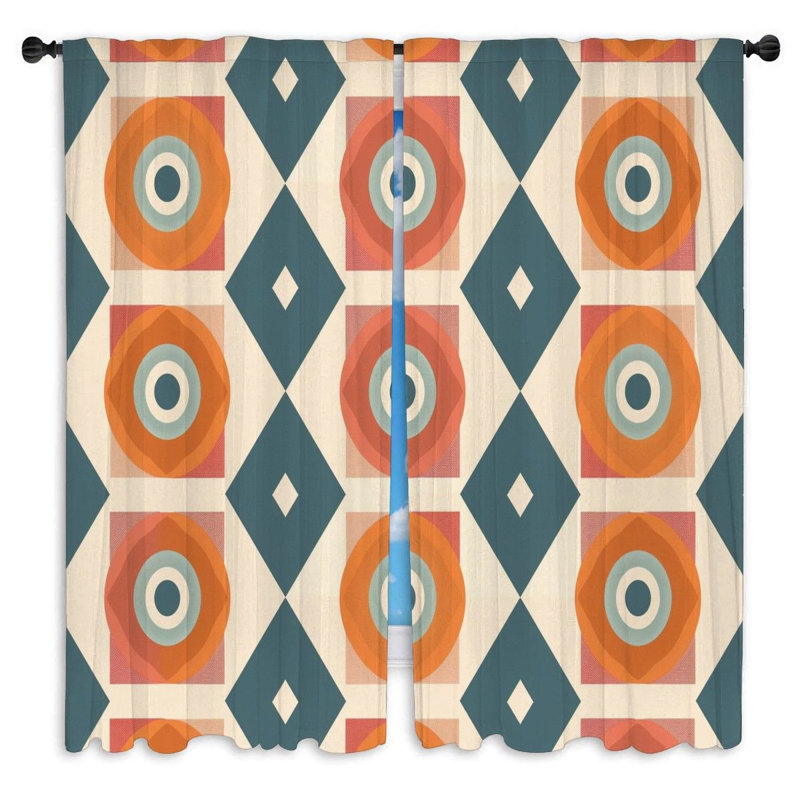 Paire de rideaux obscurcissant en polyester Lammy, L 40 po x L 61 po