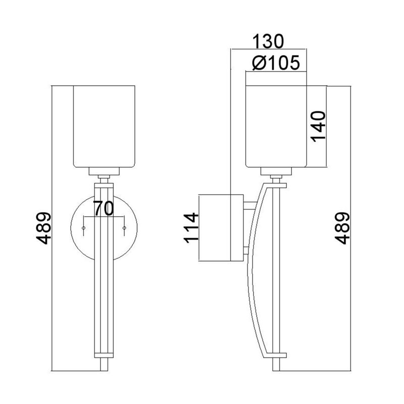 Holleman Dimmable Vanity Light