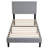 Solid Wood Upholstered Platform Bed Frame With Headboard, No Box Spring Needed And Easy Assembly-1282708908-1282708909