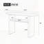 Console moderne minimaliste avec panneau de fibres à densité moyenne durable, repose-pieds réglables et capacité de poids élevée pour un rangement élégant-262304167