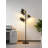 Modern Led Tree Floor Lamp With Remote Control, Dimmable Standing Lamp With 4 Color Temperatures, 3 Rotatable Lights For Living Room, Bedroom, Office