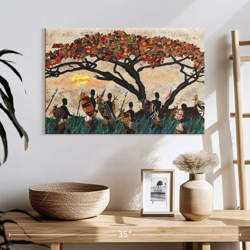 Leisha Avions d'Afrique III, H 16 po x l 24 po