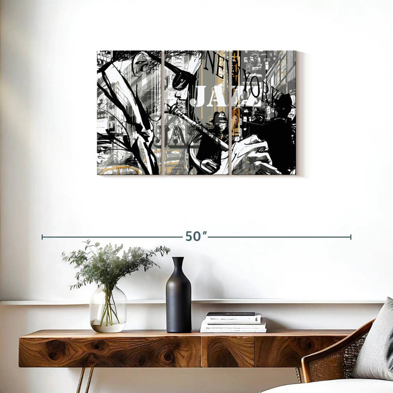 Abarca New York Jazz, H 20 po x l 33 po