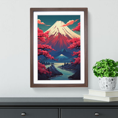 Mount Fuji Deco - Framed Print