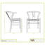 Nicholas Winter Scandi Danish Style Solid Wood Dining Chairs-2104016093-2099141073