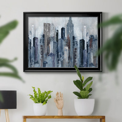 Cirrus I - Peinture sur toile encadrée