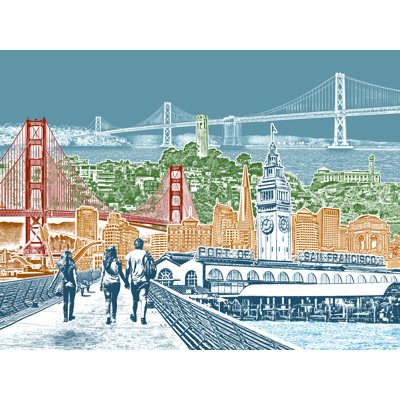 Beth Kerschen " San Francisco Bay View " by Beth Kerschen