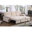 Canapé-lit modulaire réversible en tissu de velours 97,5 po Kipling-199559294