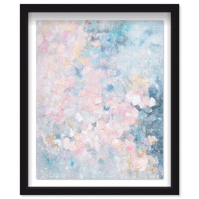 Soft Color Formations I Shadowbox Abstract Print by Oliver Gal, Black Frame, 16 x 20