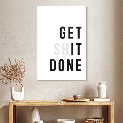 Get It Done Typography