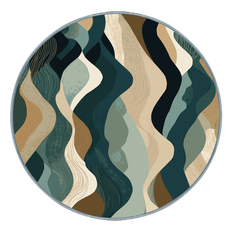 Stellar Serenity Rug, Round 4'