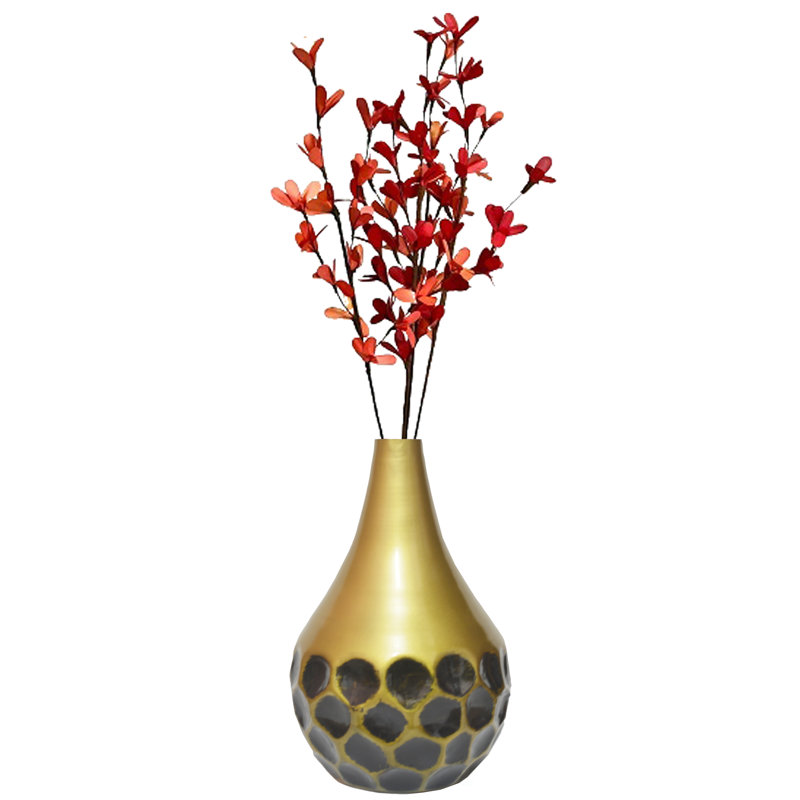 Vase de plancher en métal 9 po
