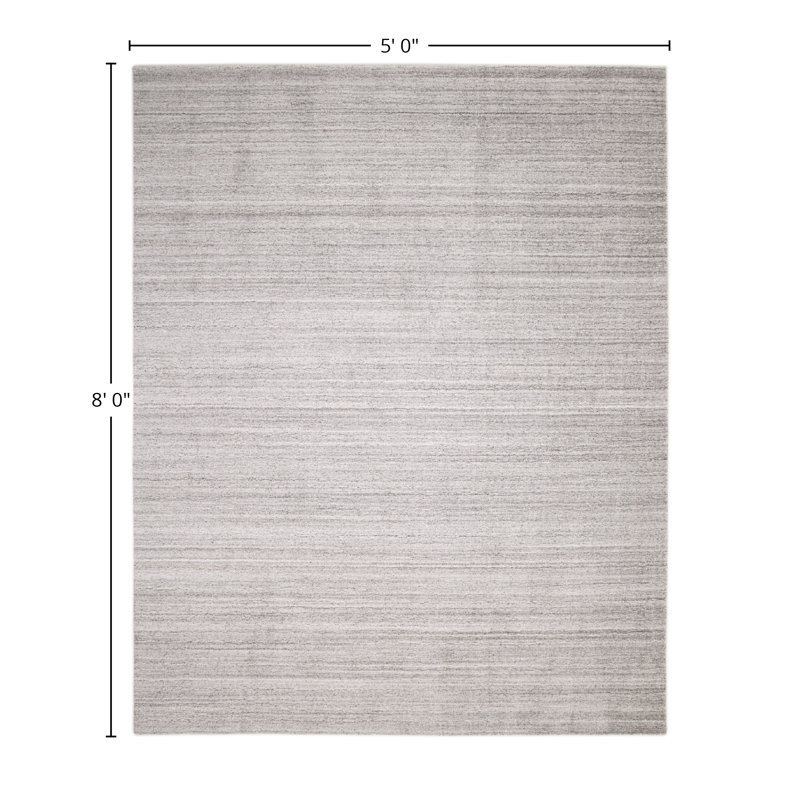 Halsey Area Rug in Linen, Rectangle 5' x 8'