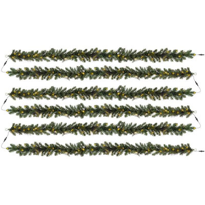 1645.92cm Lighted Garland with Lights
