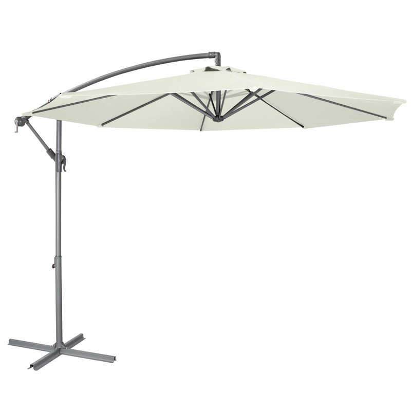 Breyan 300cm Cantilever Parasol, Cream