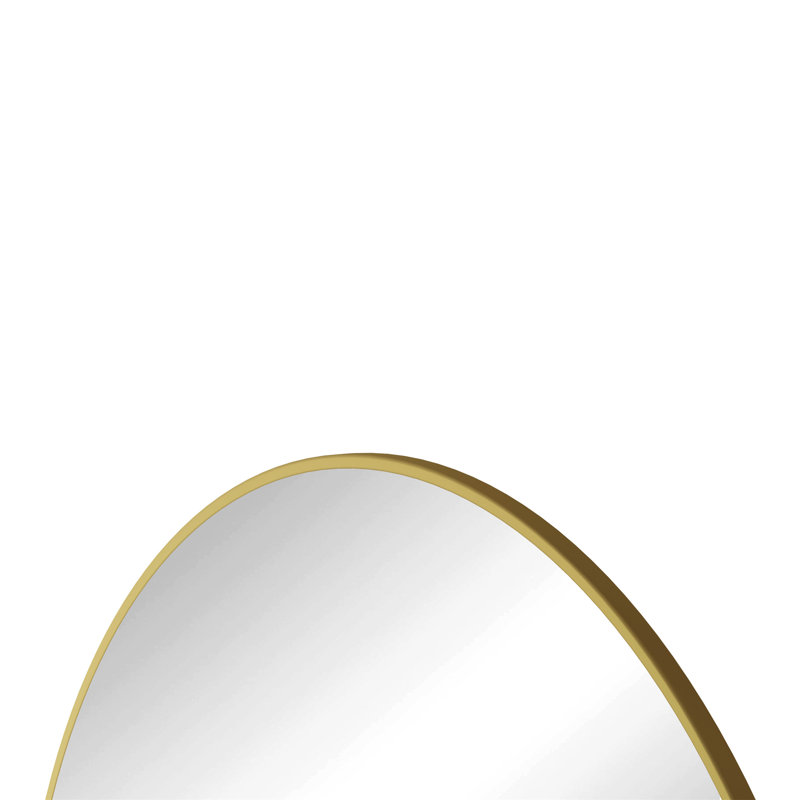 Wall Mirror 48 Inch Oversized Big Size Gold Circular Mirror Metal Framed Mirror Round Vanity Mirror Dressing Mirror, Gold