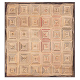 One-of-a-Kind 4'5" X 4'5" Square Hand Hooked Area Rug