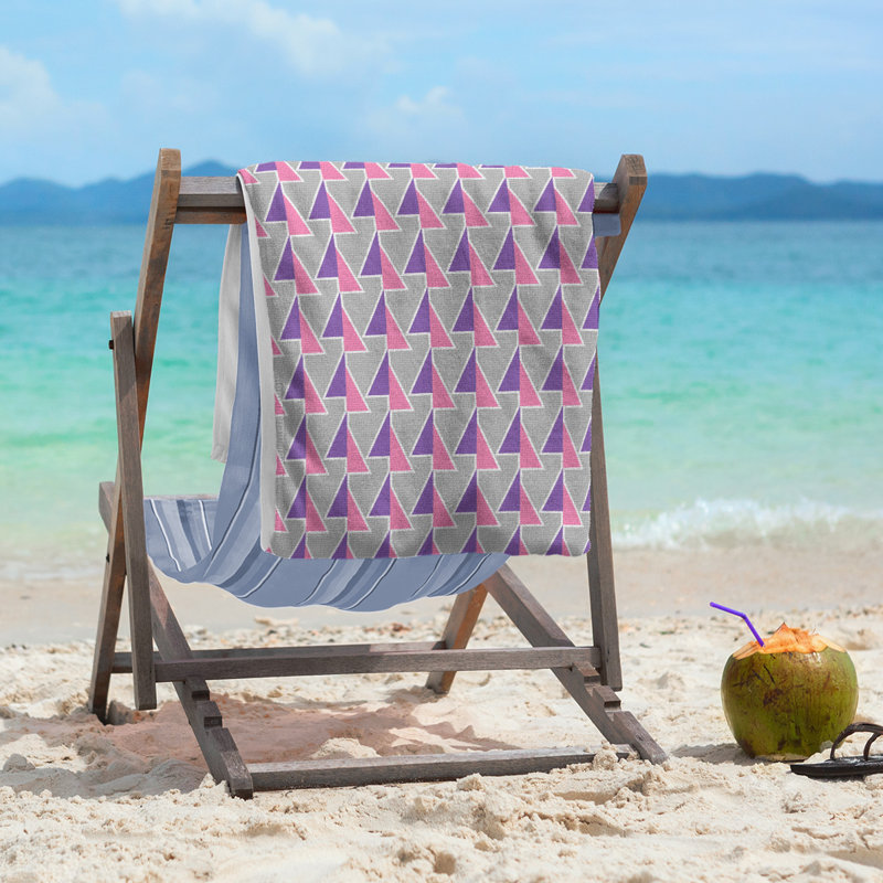 Jordao Beach Towel, Pink/Purple